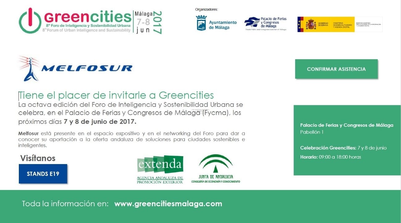 folleto informativo del foro Greencities